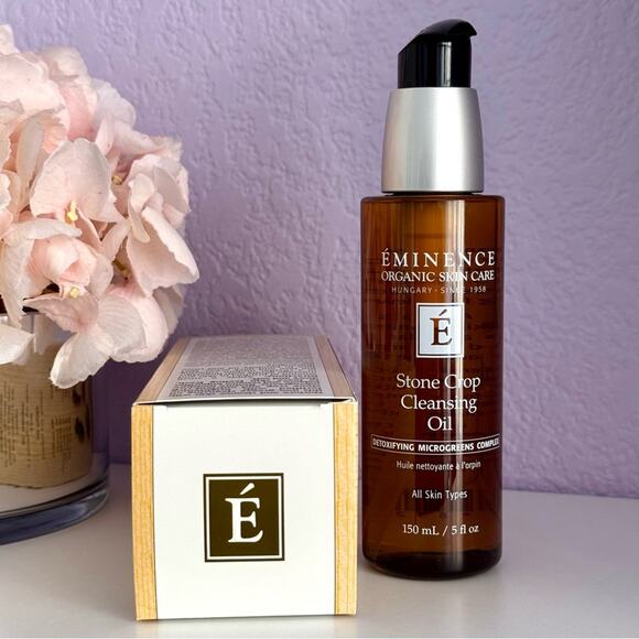 New! EMINENCE Organics Stone Crop Cleansing Oil, 150ml/5oz - Picture 6 of 7